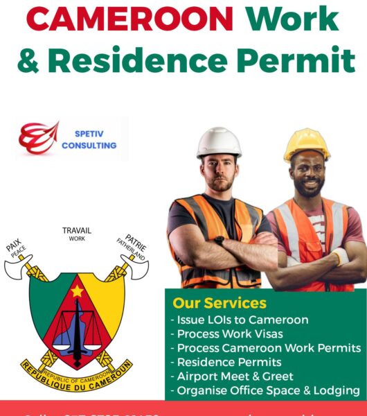 Apply for Work Permit and Residence Permit in Cameroon